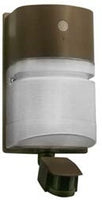 Hubbell Outdoor Lighting NRG-204B-MS 42W Motion Controlled Electronic Fluorescent Decorative Perimeter Wallpack, 120V, Bronze