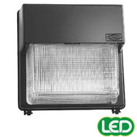 Hubbell Outdoor Lighting PGM3-30LU-5K-BZ 69W Perimaliter LED Wallpack, Glass Refractor, 120V-277V, 50K, Bronze Color