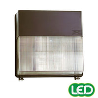 Hubbell Outdoor Lighting PVL3-30LU-4K-BZ 63W Perimaliter LED Wallpack, Polycarbonate Refractor, 30 LEDs, 120-277V 5337 LM, 40K, Bronze