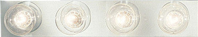 Broadway Collection Four-Light Polished Chrome Traditional Bath Vanity Light