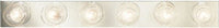 Broadway Collection Six-Light Polished Chrome Traditional Bath Vanity Light