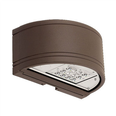 Hubbell Outdoor Lighting RDI1-12L-30-4K7-4-U-DB 30W Outdoor Round LED Wallpack, 12 LEDs, 40K, 70 CRI, Type IV  120-277V 2789 LM, Bronze