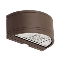 Hubbell Outdoor Lighting RDI1-12L-30-4K7-4-U-DB 30W Outdoor Round LED Wallpack, 12 LEDs, 40K, 70 CRI, Type IV  120-277V 2789 LM, Bronze