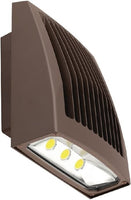 Hubbell Outdoor Lighting SG2-50-4K-PCU 51W Sling LED Wallpack, 40K, 120-277V 5526 LM, with Photocell, Dark Bonze