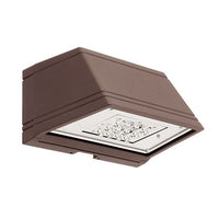 Hubbell Outdoor Lighting TRP1-12L-30-4K7-4-U-DB 30W Outdoor Trapezoid LED Wallpack, 12 LEDs, 40K, 70 CRI, Type IV  120-277V 2789 LM, Bronze