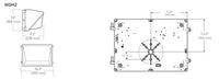 Hubbell Outdoor Lighting WGH2-70-LSCS-UNVC 30-70W LED Wallpack, 120-347V, Type 4  4800-10,700 LM, Switchable CCT 30K, 40K, 50K