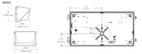 Hubbell Outdoor Lighting WGH3-120-LSCS-UNVC 80-120W LED Wallpack, 120-347V, Type 4  11,400-17,000 LM, Switchable CCT 30K, 40K, 50K