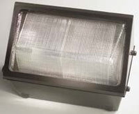 Hubbell Outdoor Lighting WGH-400P 400W Mid-Size Pulse Start Glass Wallpack, 120, 208, 240, 277V, Bronze