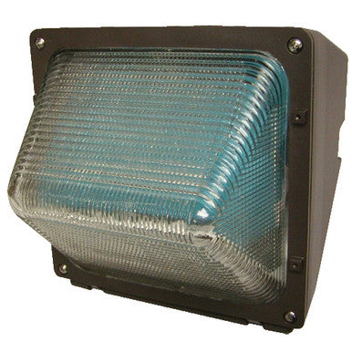 Hubbell Outdoor Lighting WGH-70H 70W Pulse Start Metal Halide Glass Refractor Wallpack, 120,208,240,277V, Bronze