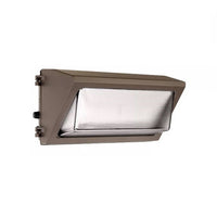 Hubbell Outdoor Lighting WGH3-LSCS 80-120W LED Glass Wallpack, 120-277V 9800-17,150 LM, 40K/50K, Bronze