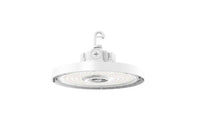 Round High Bay, Size2, Switchable Beam, Lumen, and CCT. IP65, NSF, NEMA 4X, Wet Location.White Finish