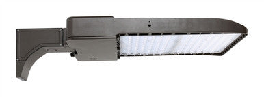 300 Watt LED Parking Lot Area Light - Adjustable Pole Mount - 41000 Lumens - 5000K Daylight - 480V - Bronze Finish