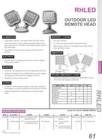 LED R1 Remote Head, Single, Wet Location, Die Cast