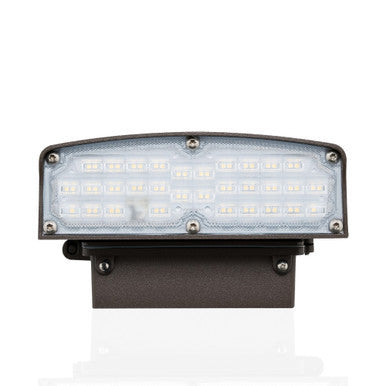 LED Adjustable Cutoff Wall Packs - Commercial Wall Lighting - Adjustable Angle - Multiple Options For Wattage and Color Temperature