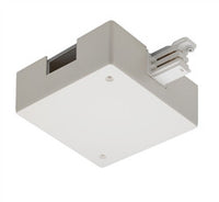 HD Commercial 120V Trac Current Limiting End Feed - Right Polarity, White