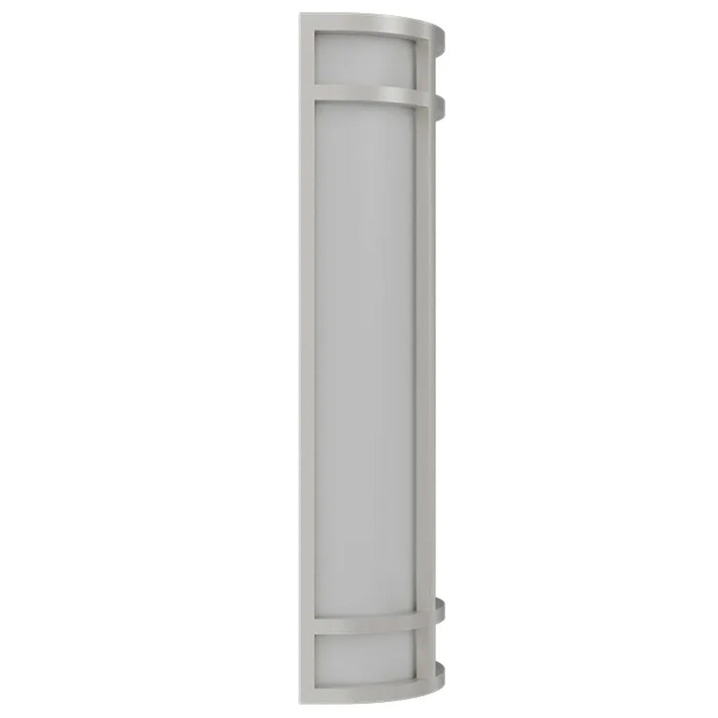 LED Decorative Wall Sconce Silver Finish 20 Watt - 1,500 Lumens - 6X18 Inches - Color Tunable 30/40/50K