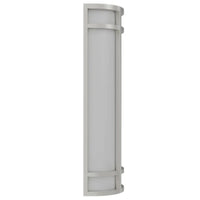 LED Decorative Wall Sconce Silver Finish 20 Watt - 1,500 Lumens - 6X18 Inches - Color Tunable 30/40/50K