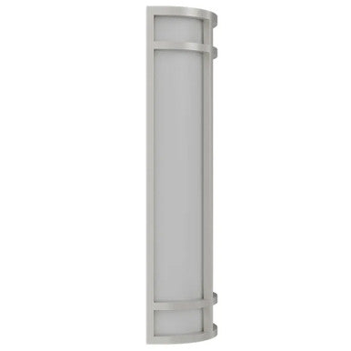 LED Decorative Wall Sconce Silver Finish 20 Watt - 1,500 Lumens - 6X18 Inches - Color Tunable 30/40/50K
