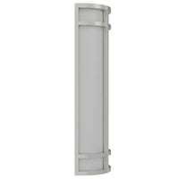 LED Decorative Wall Sconce Silver Finish 20 Watt - 1,500 Lumens - 6X18 Inches - Color Tunable 30/40/50K