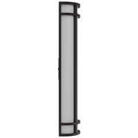 LED Decorative Wall Sconce Black Finish 25 Watt - 1,800 Lumens - 6X24 Inches - Color Tunable 30/40/50K