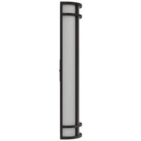 LED Decorative Wall Sconce Black Finish 25 Watt - 1,800 Lumens - 6X24 Inches - Color Tunable 30/40/50K