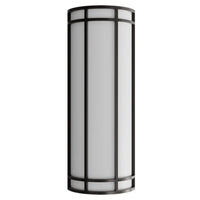 LED Decorative Wall Sconce Black Finish Watt Selectable 20W/25W/30W - 2,800 Lumens - 9X24 Inches - Color Tunable 30/40/50K