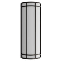 LED Decorative Wall Sconce Black Finish Watt Selectable 20W/25W/30W - 2,800 Lumens - 9X24 Inches - Color Tunable 30/40/50K