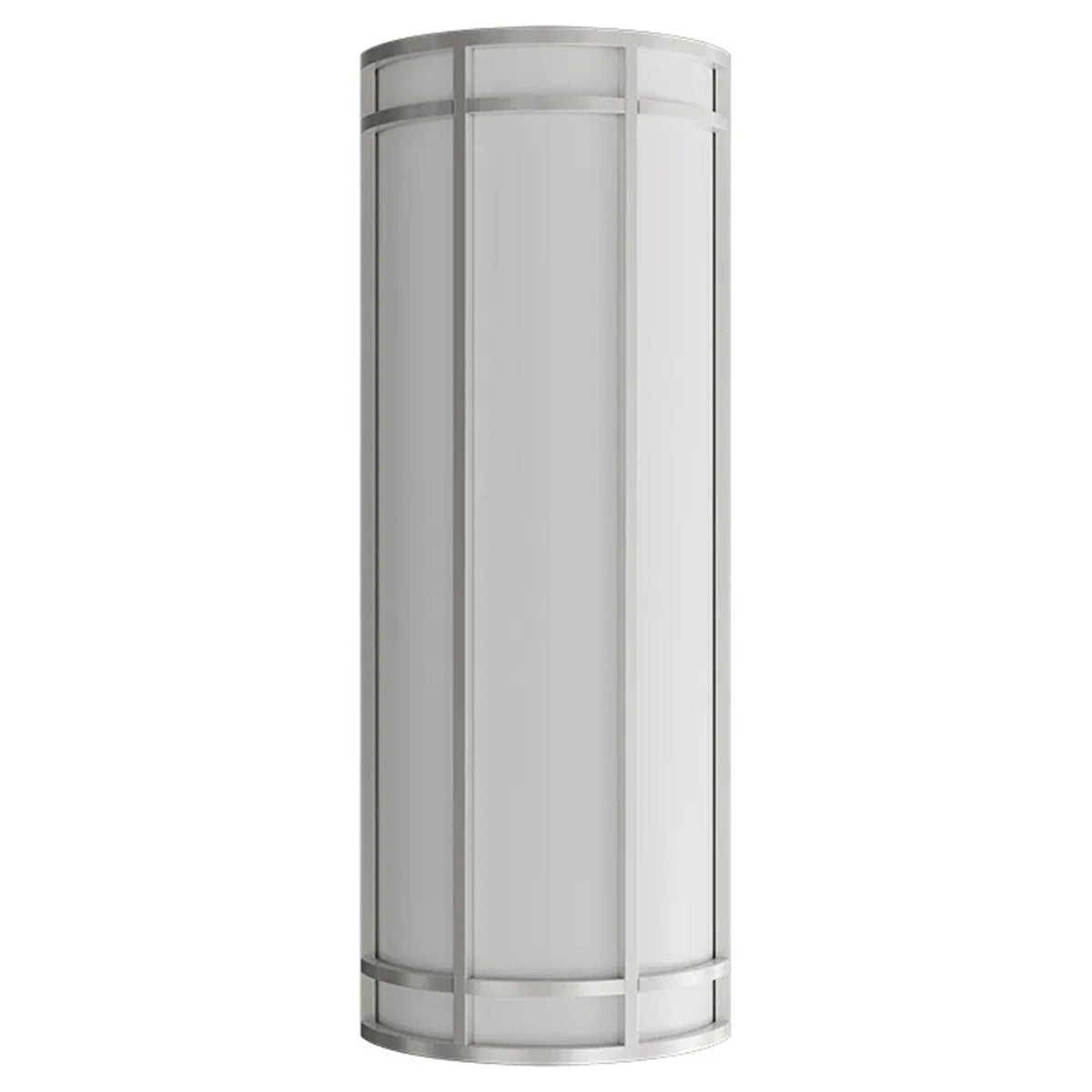 LED Decorative Wall Sconce Silver Finish Watt Selectable 20W/25W/30W - 2,800 Lumens - 9X24 Inches - Color Tunable 30/40/50K