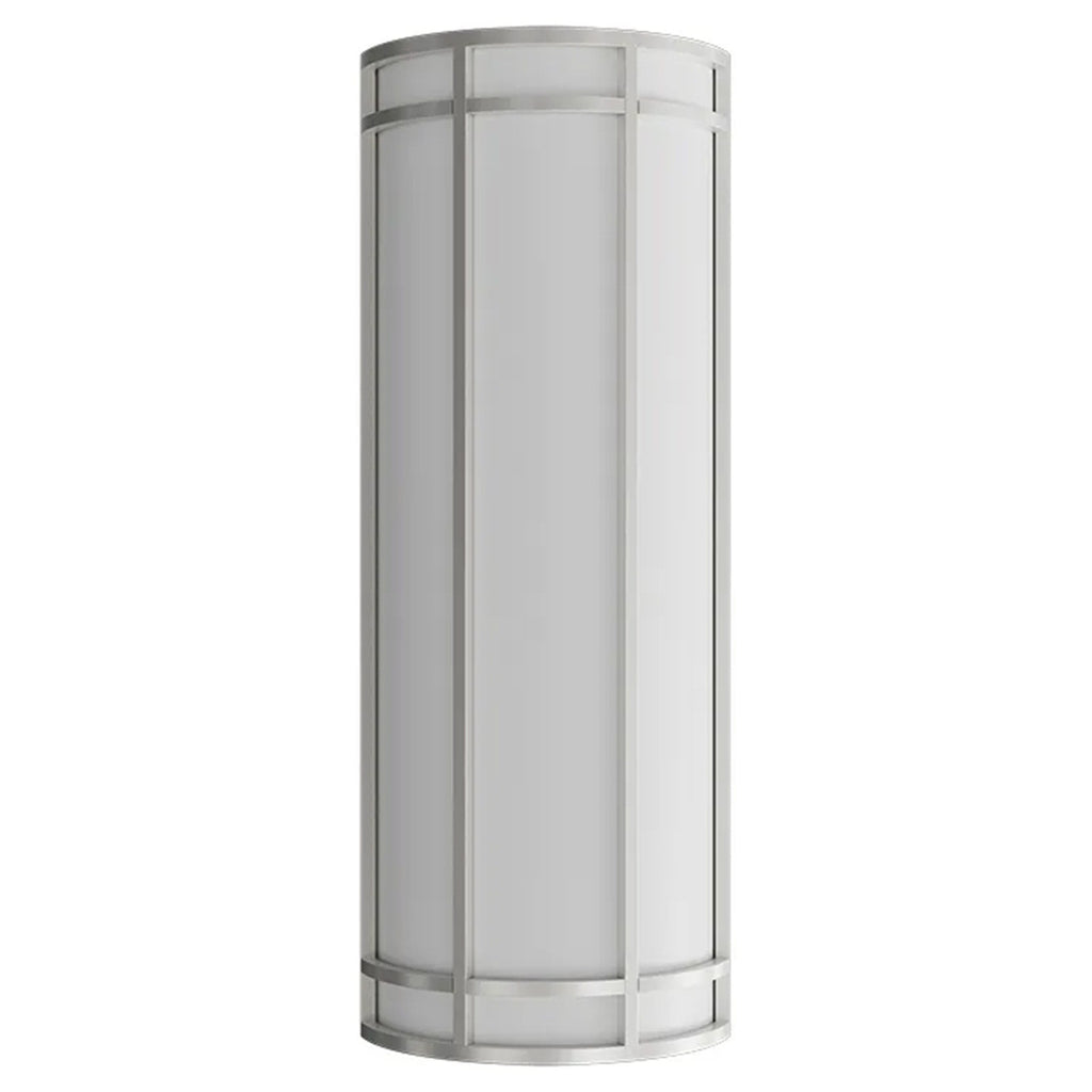 LED Decorative Wall Sconce Silver Finish Watt Selectable 20W/25W/30W - 2,800 Lumens - 9X24 Inches - Color Tunable 30/40/50K