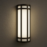LED Decorative Wall Sconce Bronze Finish 20 Watt - 1,500 Lumens - 6X18 Inches - Color Tunable 30/40/50K