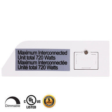 LED Adjustable Undercabinet Lights - 120V - Multiple Size and Finish Options