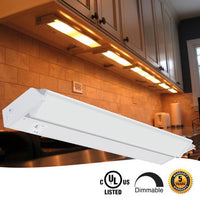 LED Adjustable Undercabinet Lights - 120V - Multiple Size and Finish Options