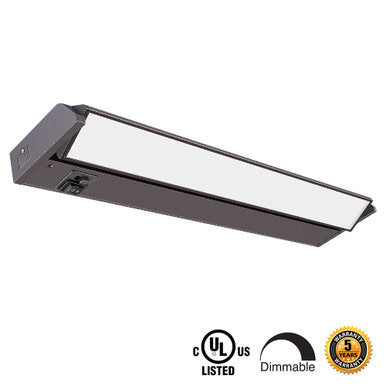 LED Adjustable Undercabinet Lights - 120V - Multiple Size and Finish Options