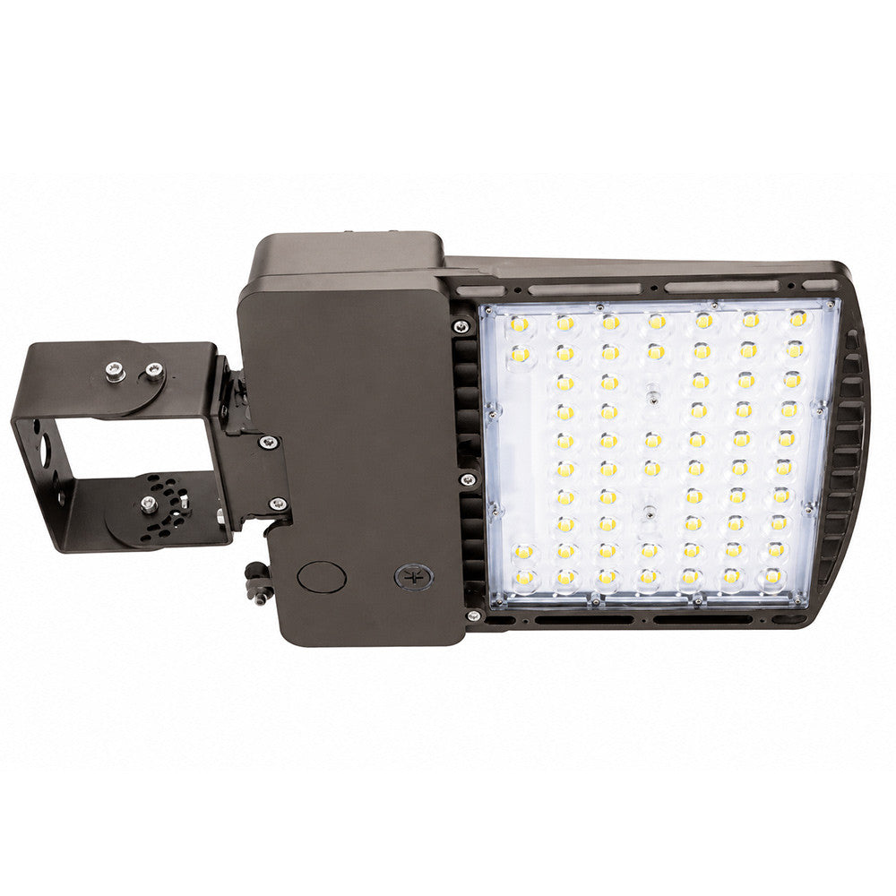 LED Parking Lot Area Light - Watt Selectable - 60/90/120/140W - Color Selectable 30K/40K/50K - 23000 Max Lumens - Yoke Mount