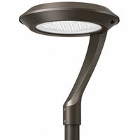 LED Round Area Flood Lights - Modern Commercial Grade Pole and Wall Lights - Different Wattages and Mounting Options Available