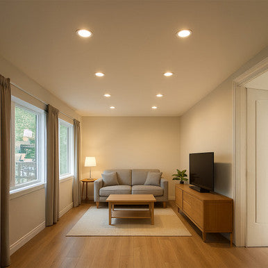 Clearance LED Recessed Can Downlights - Recessed Lights at Closeout Prices - Different Options For Size, Wattage, Color Temperature and Trim Style