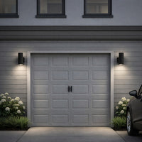 LED Square Cylinder Sconce Wall Light - 40 Watt - 1920 Lumens - Color Selectable 30K/40K/50K - 120V - Black Finish - Dimmable Up/Down Light