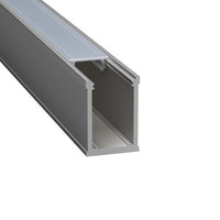 InvisiLED 5ft Field Cuttable Aluminum Surface Mounted Deep Channel - LED-T-CH1
