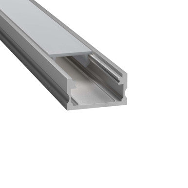 5ft Field Cuttable Aluminum Surface Mounted Slim Channel - LED-T-CH5-AL