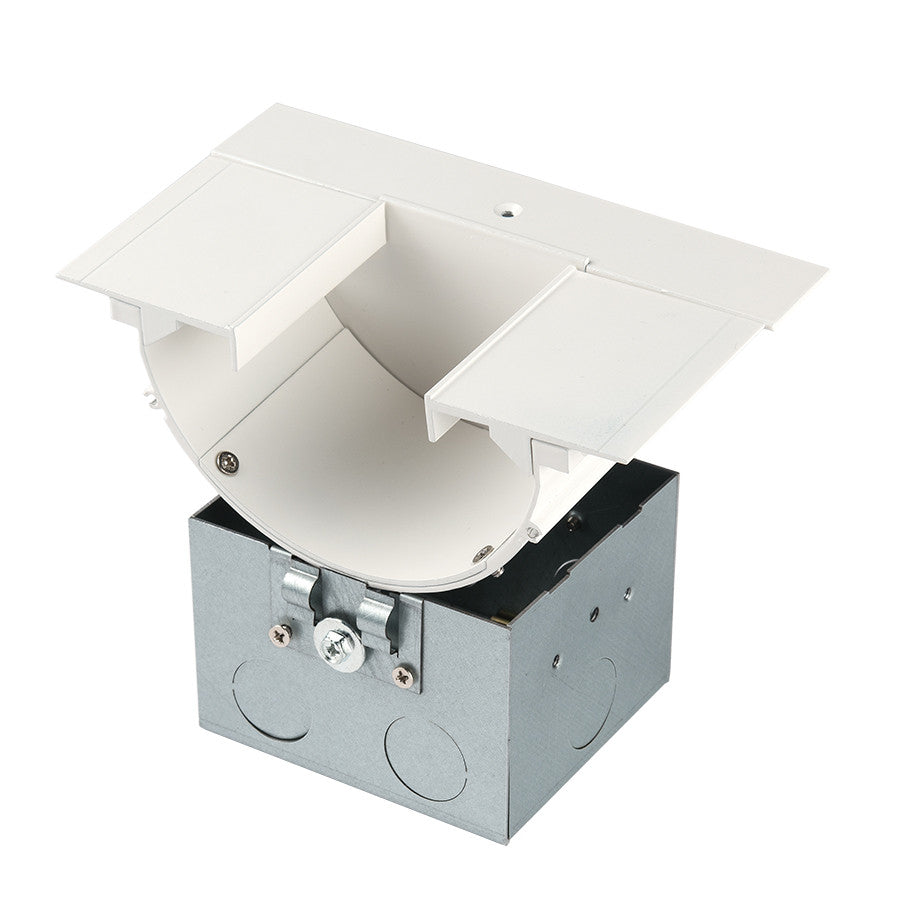 InvisiLED Power Feed for Indirect Recessed Downlight Channel