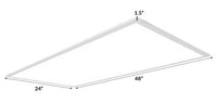 2x4 LED Flat Panel - 50 Watt - 5500 Lumens - 30K/40K/50K Color Selectable - 120-277V - Dimmable - For Recessed Drop Ceiling