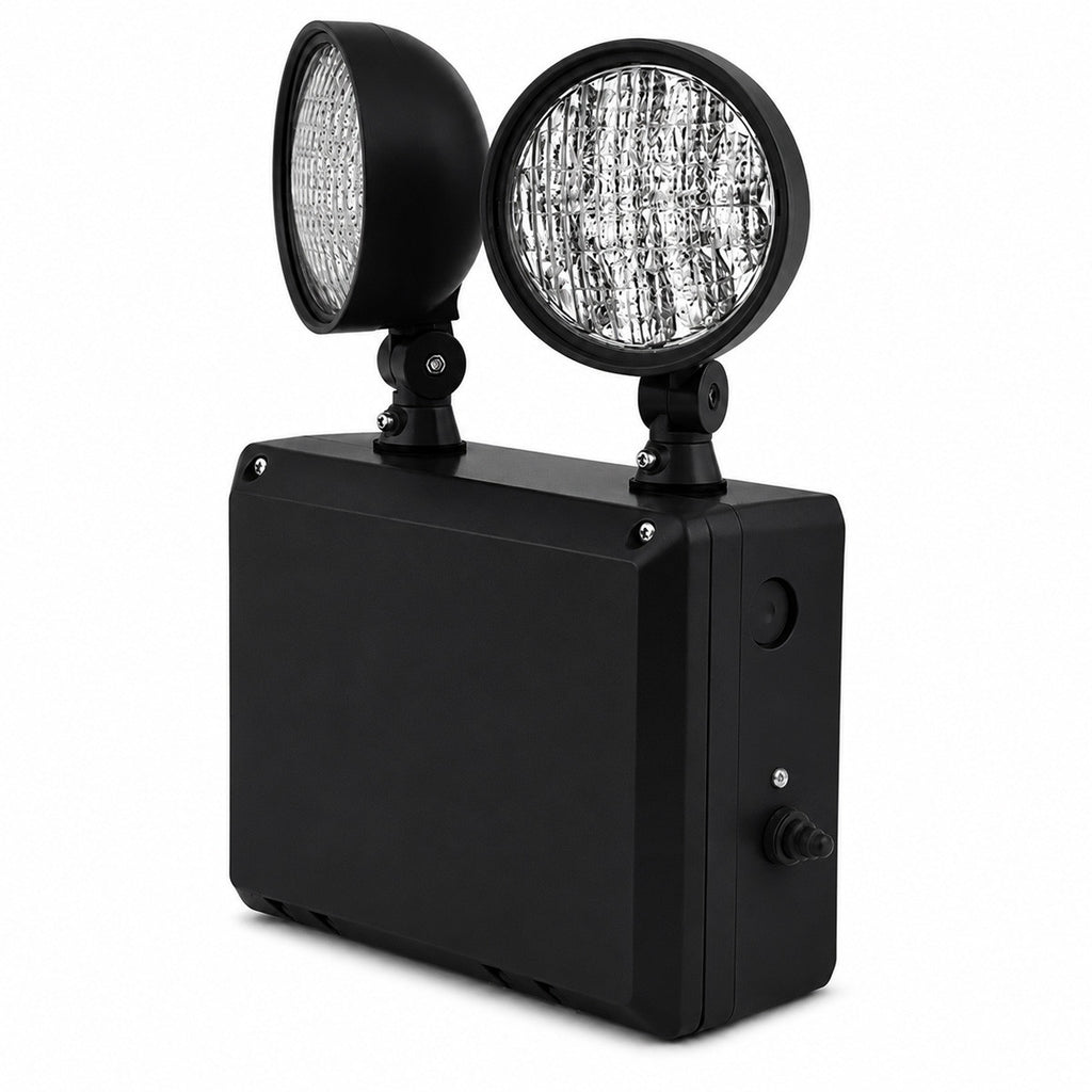 Wet Location Remote Capable LED Emergency Unit (Black)