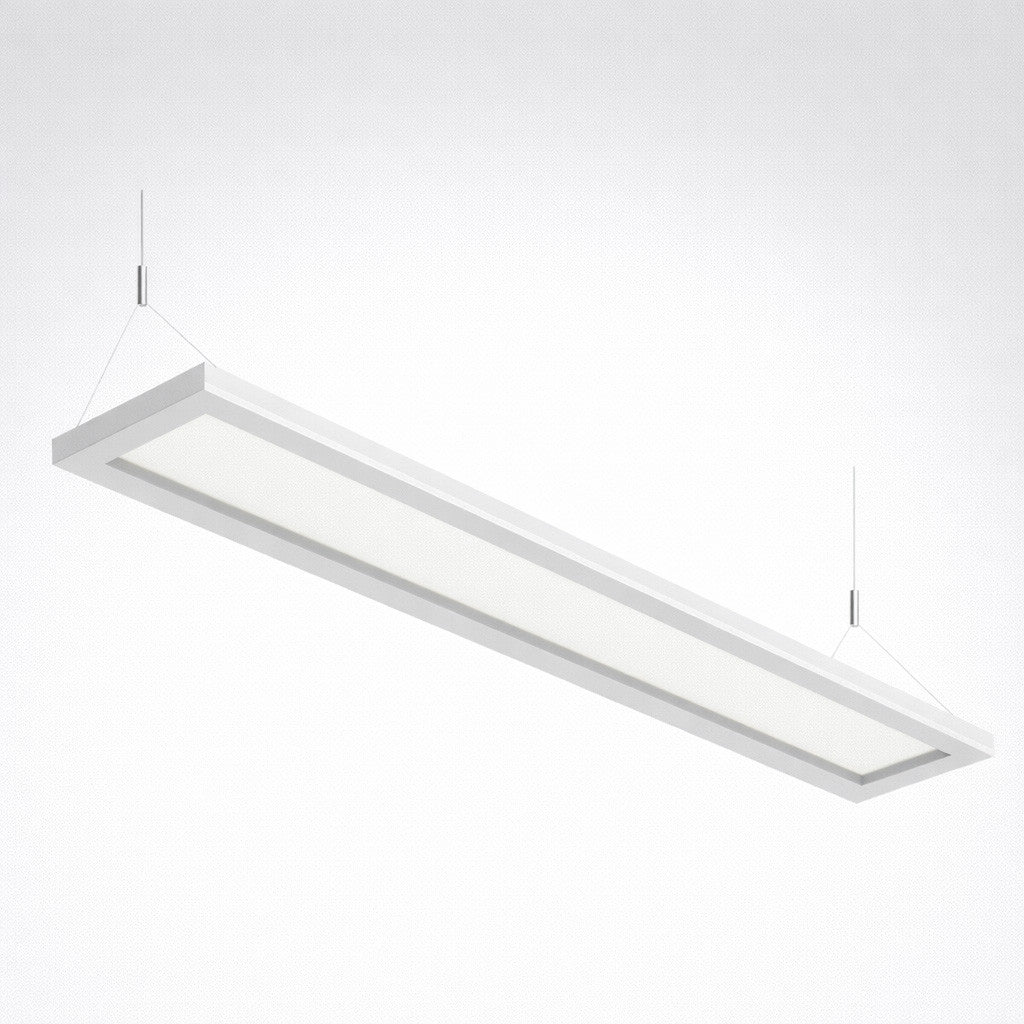 LED Suspended Panel Up/Down Light - 40 Watt - 4200(2100 Up - 2100 Down) Lumens - Color Selectable 35K/40K/50K - 120-277V - With Suspension Hanging Kit
