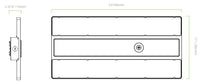 Linear LED High Bay Light - 16.5X10 Inches - Watt Selectable 135W/115W/100W - Max 20250 Lumens - Color Selectable 40K/50K - 120-277V - 0-10V Dimmable