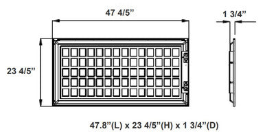2x4 LED Flat Panel - Watt Selectable 24W,32W,40W - 5000 Max Lumens - 35K/40K/50K Color Selectable - 120-277V - Dimmable - For Recessed Drop Ceiling