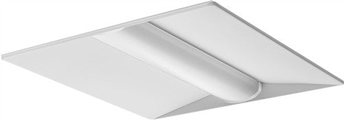 Basket LED lensed troffer 2x4,Nominal 7200 LM,Curved, smooth,eldoLED dimming 1%,Emergency battery pack, 10W Linear Constant Power,80+ CRI, 4000K