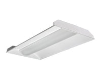 LED 2x4 Volumetric Architectural Fixture,Nominal 4800 LM,Curved, linear prismatic,Generic dimming driver (0-10v), dims to 10%,80+ CRI, 3500K