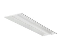 Basket LED Lensed Troffer 2x4, Nominal 4000 LM, Curved, Linear Prismatic, 80+ CRI, 3500K