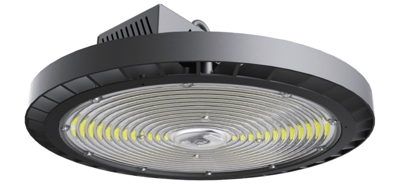 500 Watt UFO LED High Bay Light - 80,000 Lumens - Color Selectable 30K/40K/50K - 120-277V - Black Finish