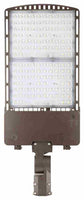 LED Parking Lot Area Light - 400W/360W/320W/300W Watt Selectable - 61000 Max Lumens - Trunnion Mount - Color Selectable 40K/50K - 347-480V - Bronze Finish